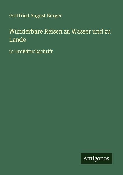 Wunderbare Reisen zu Wasser und zu Lande