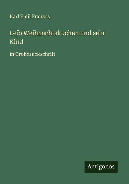 Leib Weihnachtskuchen und sein Kind