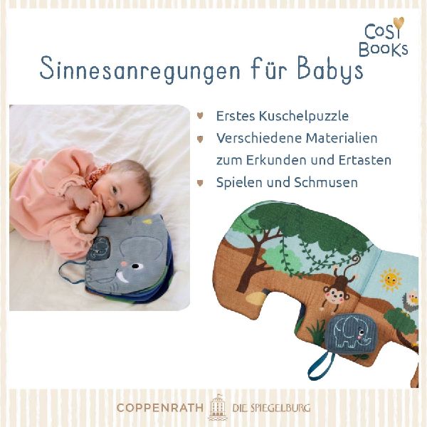 CosyBooks: Babys Spielbuch Kleiner Elefant