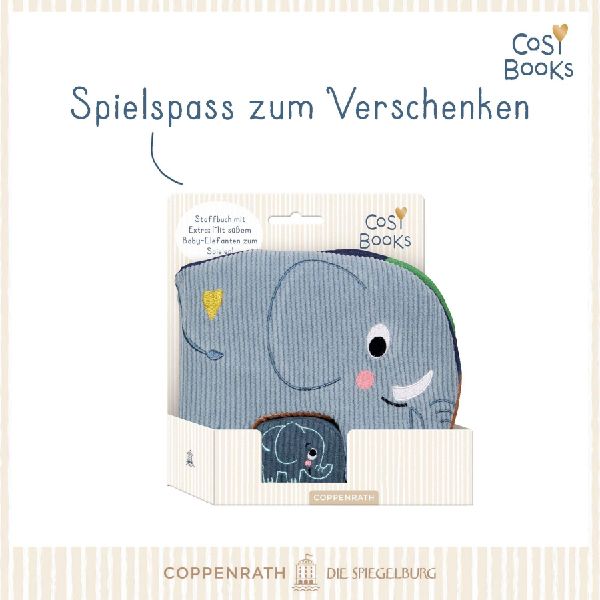CosyBooks: Babys Spielbuch Kleiner Elefant