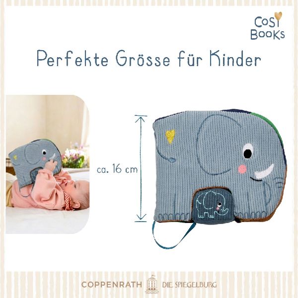 CosyBooks: Babys Spielbuch Kleiner Elefant