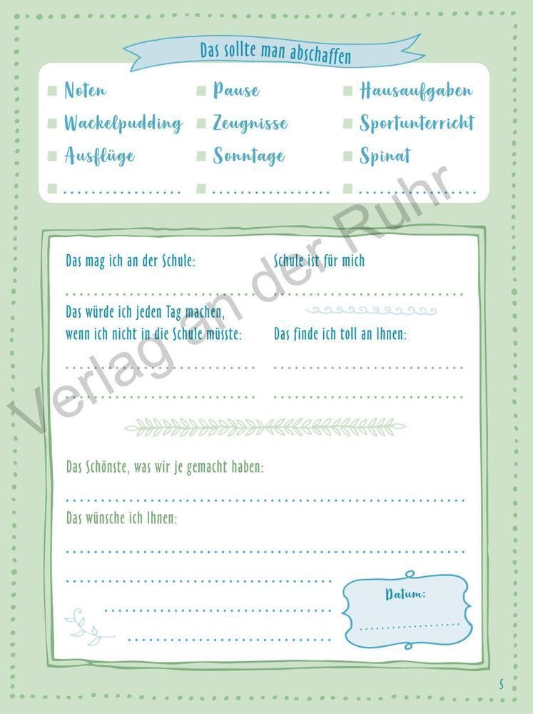 Meine unvergesslich zauberhafte Klasse