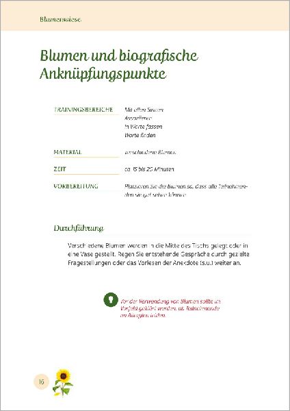 Gedächtnistraining für Senioren | Gehirnjogging für Naturliebhaber
