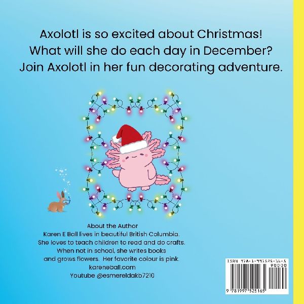 Axolotl 25 Days Until Christmas