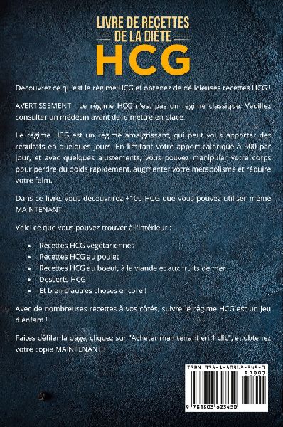 Livre de recettes de la diète HCG