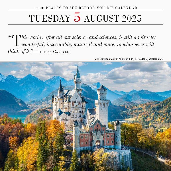 1,000 Places to See Before You Die Page-A-Day(r) Calendar 2025