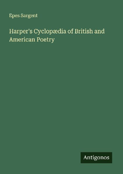 Harper's Cyclopædia of British and American Poetry