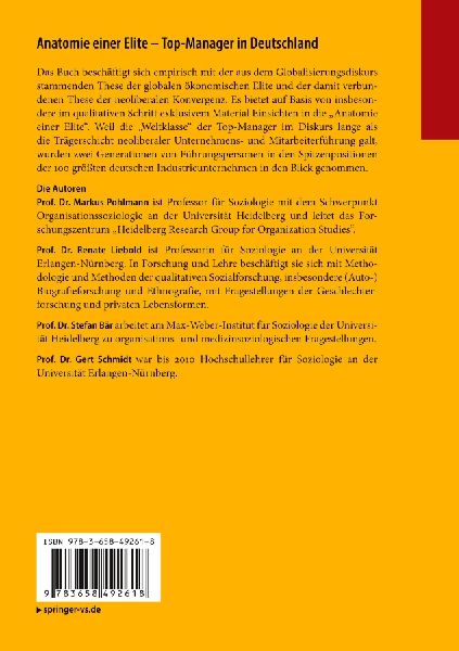 Anatomie einer Elite - Top-Manager in Deutschland