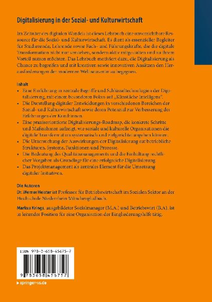 Digitalisierung in der Sozial- und Kulturwirtschaft