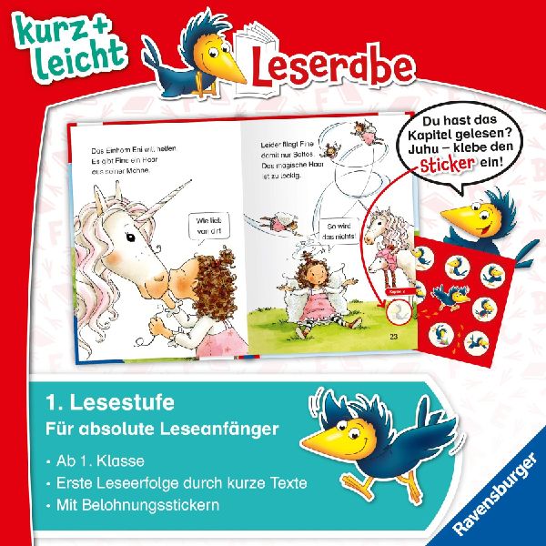 Leserabe 1. Lesestufe Kurz und leicht - Magische Flügel für Fee Fine