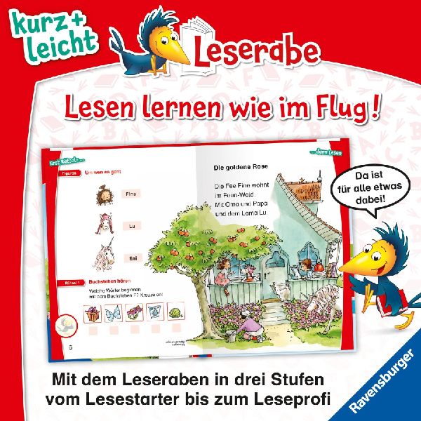Leserabe 1. Lesestufe Kurz und leicht - Magische Flügel für Fee Fine