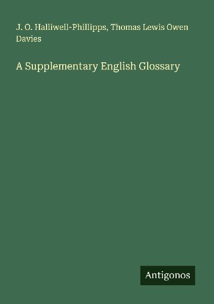 A Supplementary English Glossary