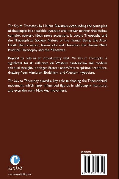The Key to Theosophy
