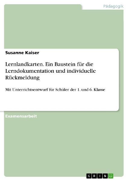 Lernlandkarten. Ein Baustein für die Lerndokumentation und in...
