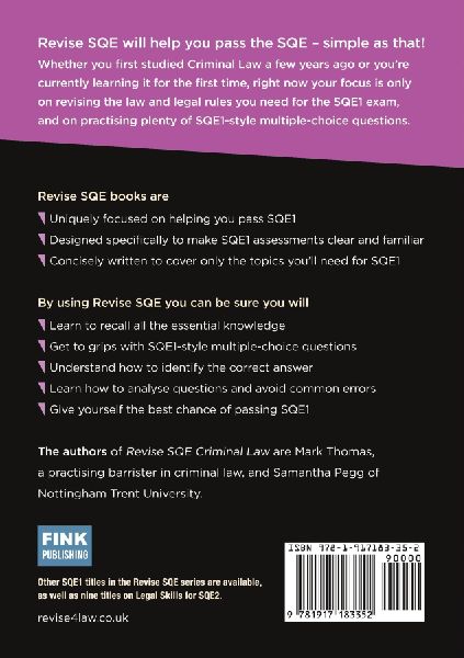 Revise SQE Criminal Law 2025-26