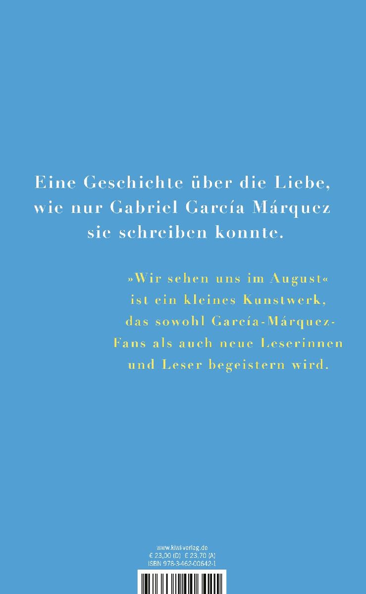 Wir sehen uns im August