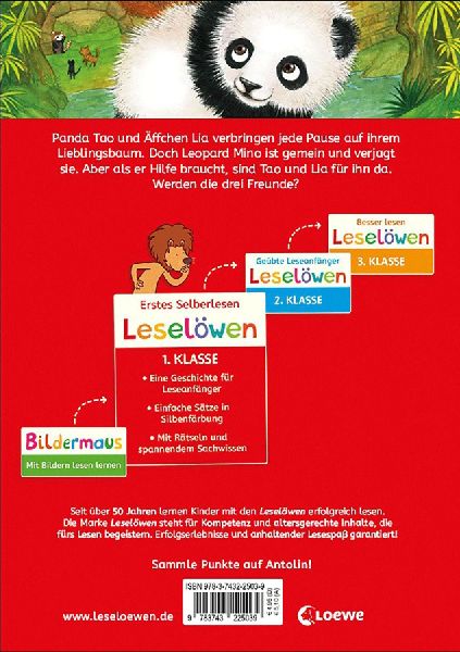 Leselöwen 1. Klasse - Ein Panda in der Dschungelschule