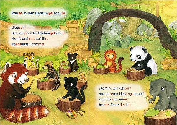 Leselöwen 1. Klasse - Ein Panda in der Dschungelschule