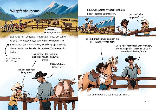 Leselöwen 3. Klasse - Freiheit für die Mustangs