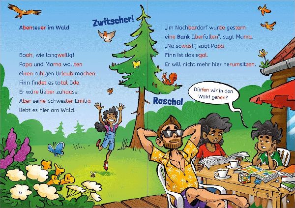 Leselöwen 2. Klasse - Das Versteck der Bankräuber