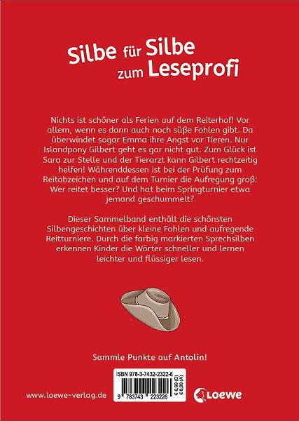 Die besten Silbengeschichten zum Lesenlernen - Pferde und Ponys