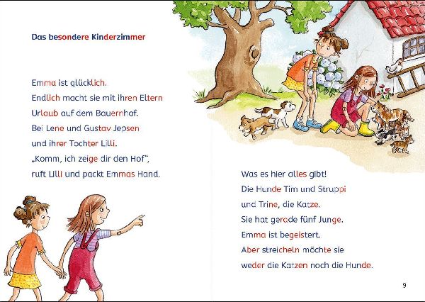 Die besten Silbengeschichten zum Lesenlernen - Pferde und Ponys