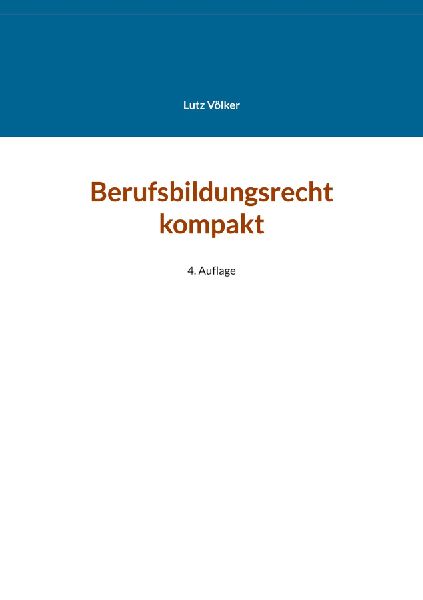Berufsbildungsrecht kompakt