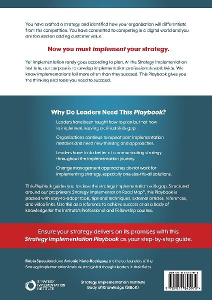 Strategy Implementation Playbook