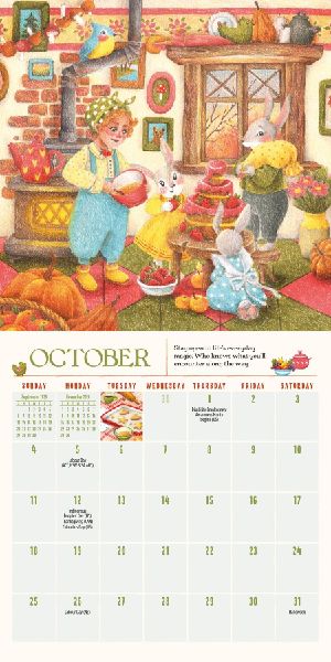 Gnome Life Mini Wall Calendar 2026