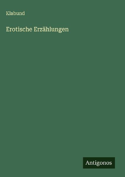 Erotische Erzählungen