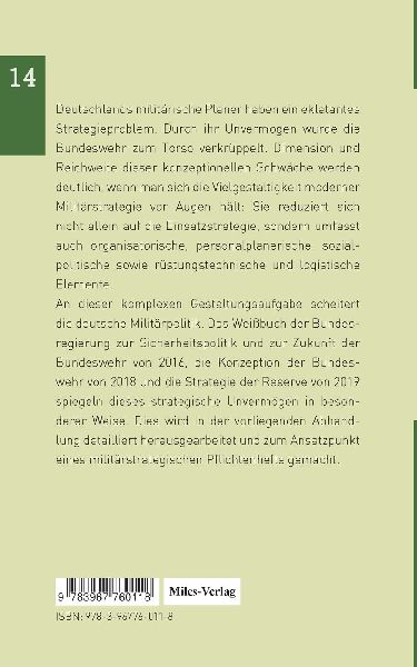 Das Elend der Strategen