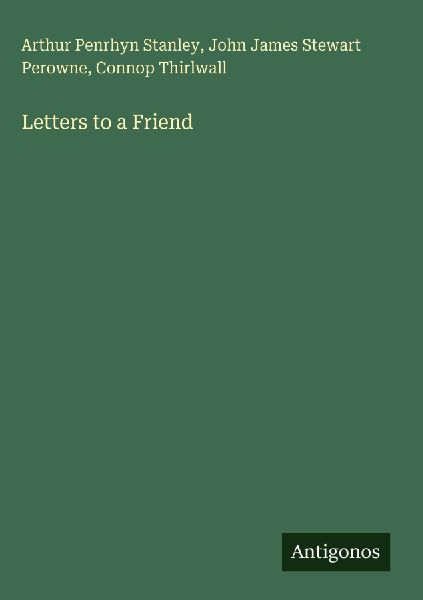 Letters to a Friend