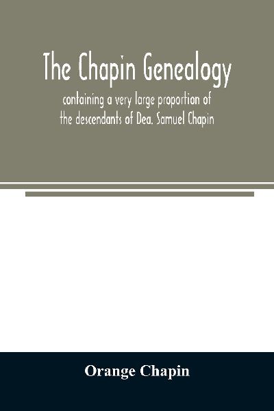 The Chapin genealogy