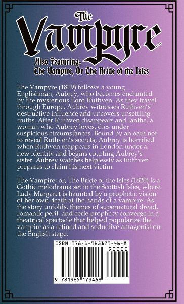 The Vampyre, Also Featuring