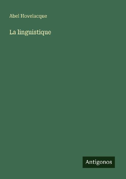 La linguistique