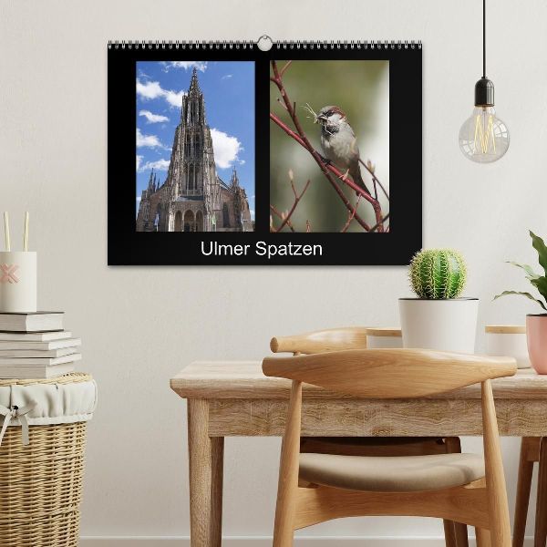 Ulmer Spatzen (Wandkalender 2026 DIN A3 quer), CALVENDO Monatskalender