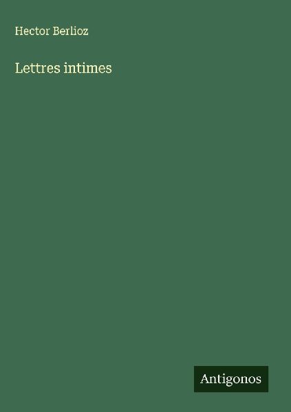 Lettres intimes