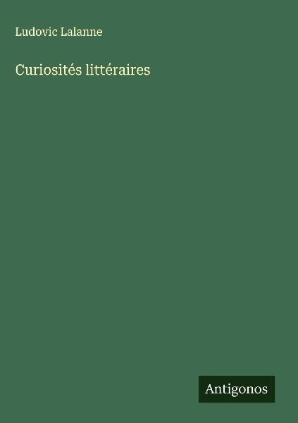 Curiosités littéraires