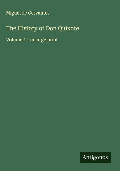 The History of Don Quixote