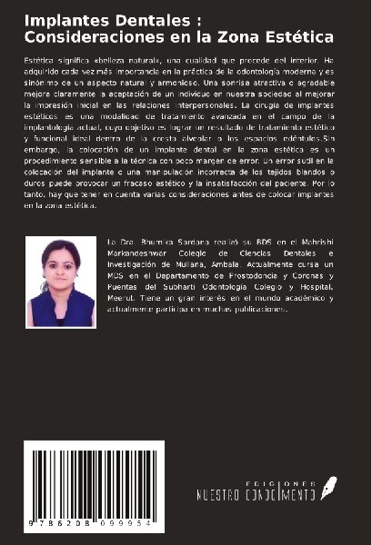 Implantes Dentales : Consideraciones en la Zona Estética