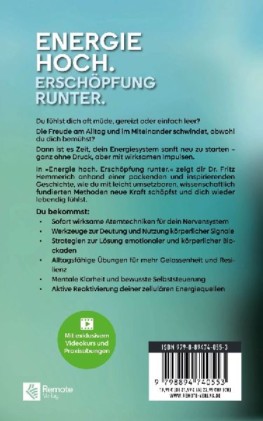 Energie hoch. Erschöpfung runter.