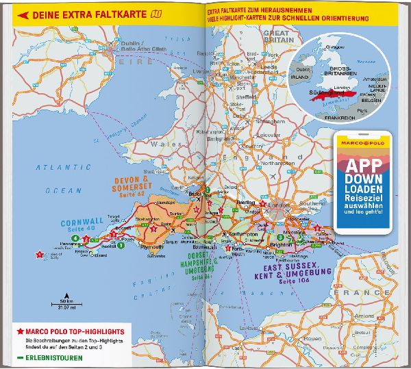 MARCO POLO Reiseführer Südengland, Cornwall bis Kent