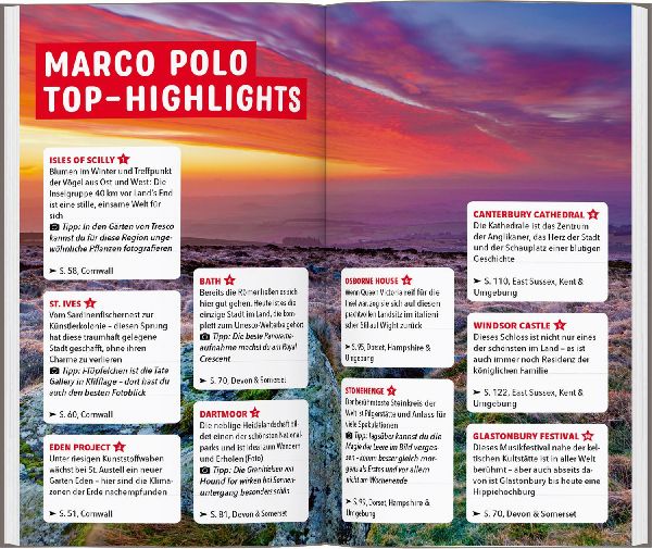 MARCO POLO Reiseführer Südengland, Cornwall bis Kent