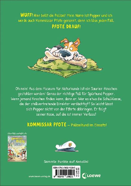 Kommissar Pfote (Band 9) - Tatort Dino-Museum