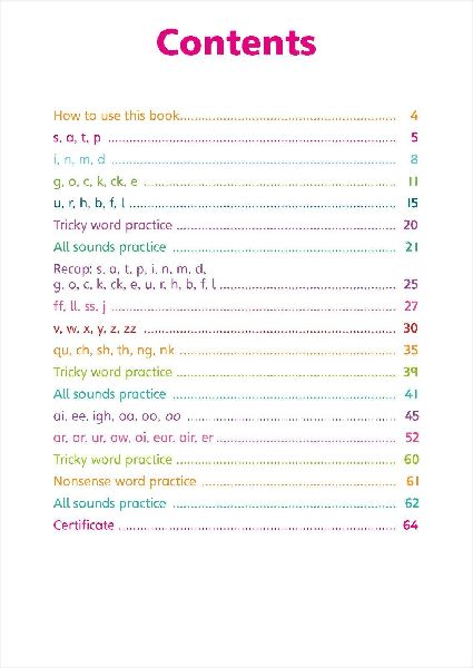 Phonics Workbook Ages 4-5