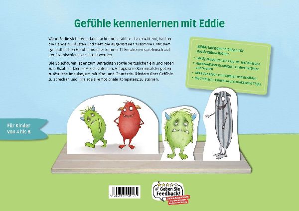 Eddie. Gefühle wahrnehmen, erkennen und benennen. Erzählschienen-Figurenset