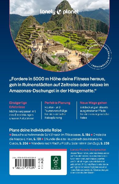 LONELY PLANET Reiseführer Peru