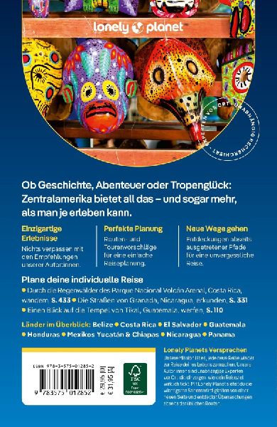 LONELY PLANET Reiseführer Zentralamerika