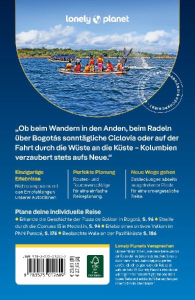 LONELY PLANET Reiseführer Kolumbien