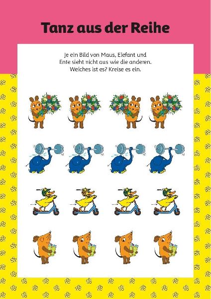 Bunte Rätsel mit der Maus